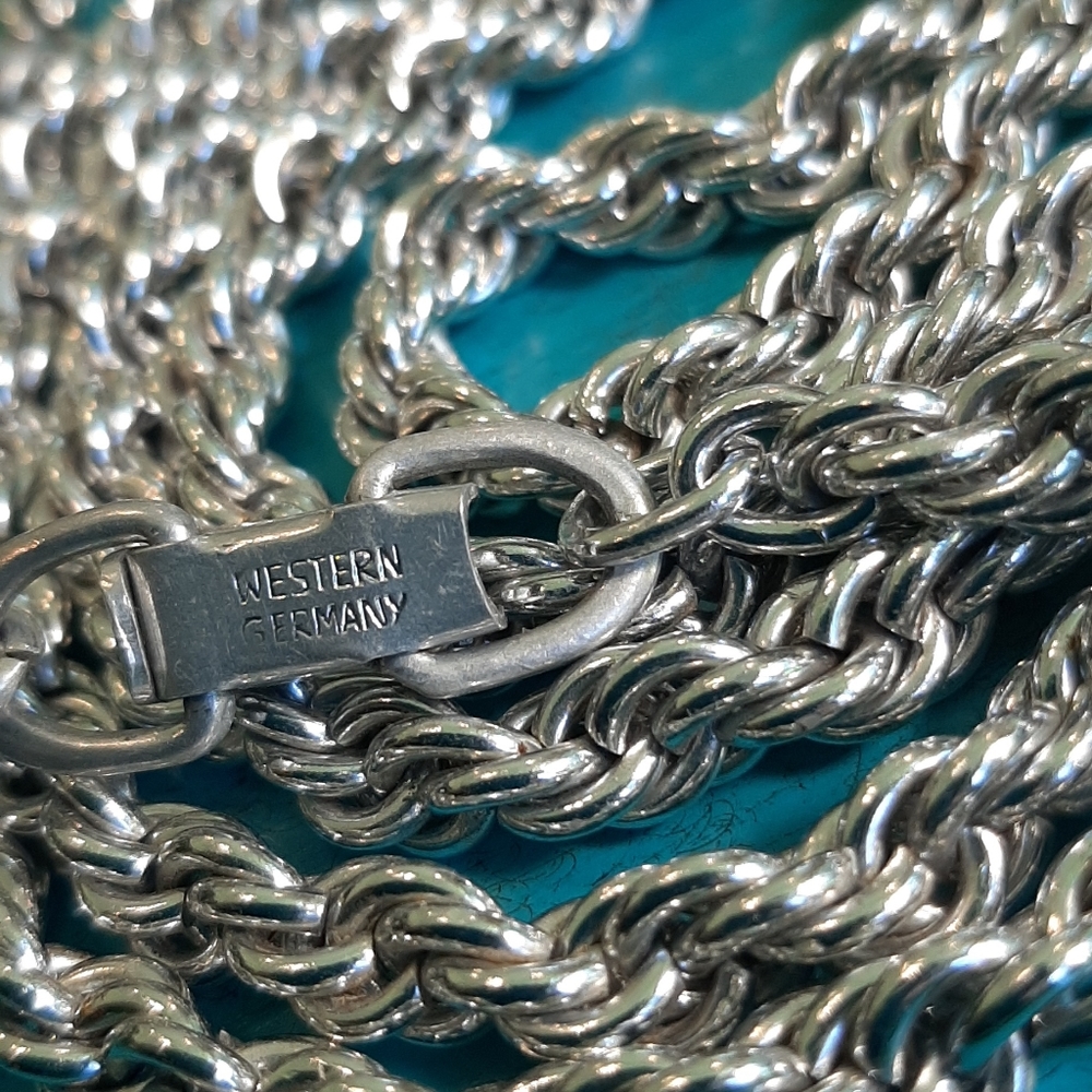 Vintage Aluminum Western Germany Necklace